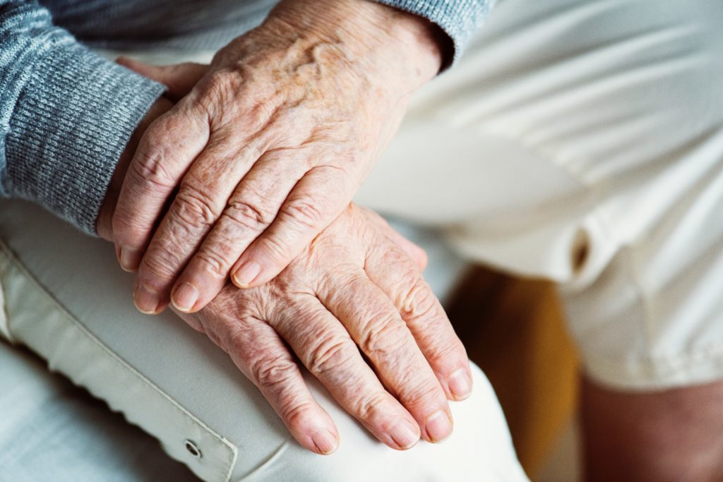 elder hands