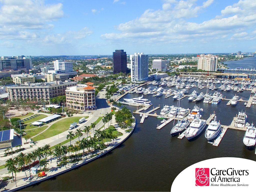 A picture of West Palm Beach represents home care in Northern Palm Beach.