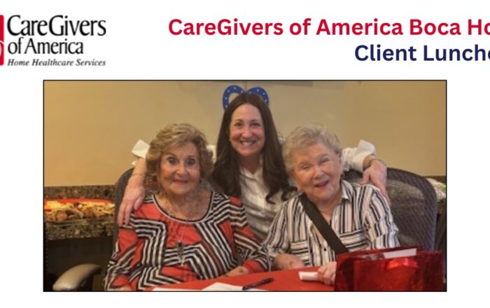 CGA's Boca Raton office hosted a client luncheon on June 11th, bringing together a wonderful group of clients, caregivers, and family for a warm, intimate gathering filled with laughter, great food, and heartfelt conversation.