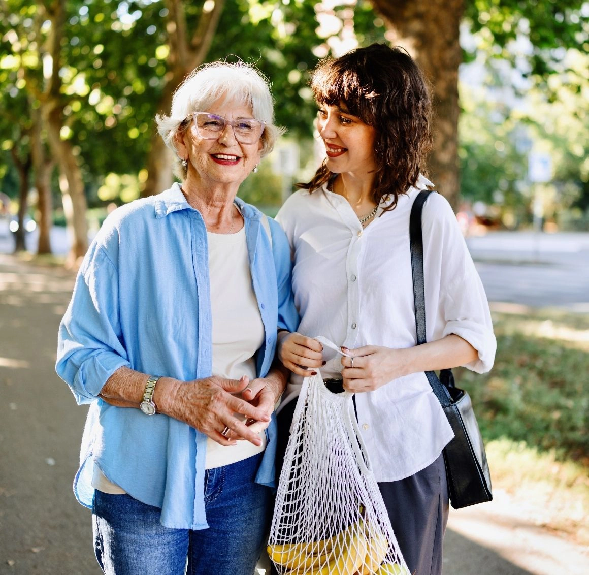 caregiver walking with senior (3)