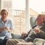 A caregiver provides Memory Care at Home to a senior