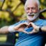 A senior stays active during men’s health month benefitting from senior health at home.