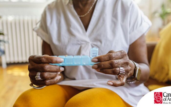 Medication reminders for seniors can be an important part of home care.