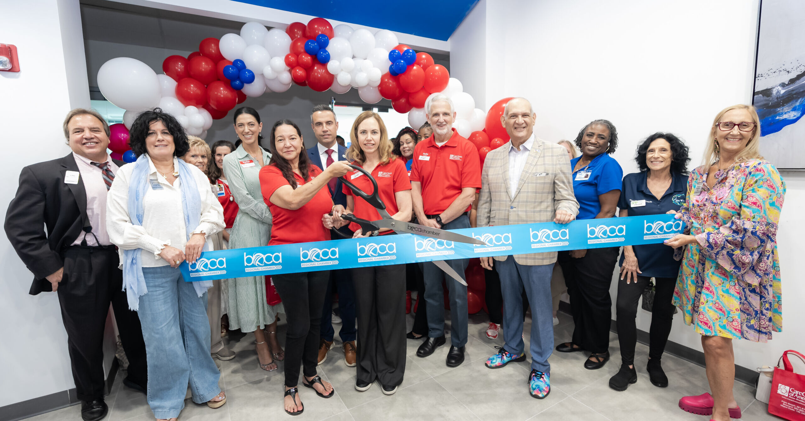 Ribbon Cutting event at the new Boca Raton Office