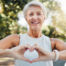 A woman successfully managing diabetes and aging.